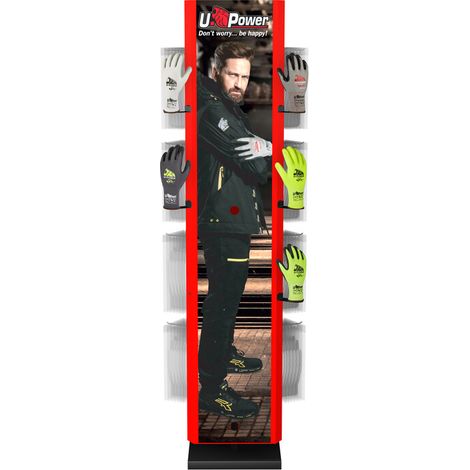U-POWER ESPOSITORE GUANTI A PAVIMENTO- 1,0 pz