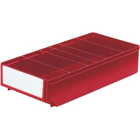 Cajas de estantes RK 400/186 rojo (Por 8)