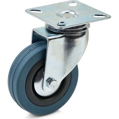 Roue pivotante 75 mm PP/caoutchouc (50)