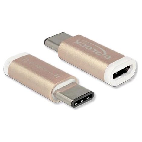 Delock Convertitore Adattatore da USB-C a Micro USB B