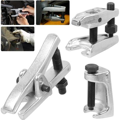 Extracteur de rotule réglable en alliage d'aluminium, séparateur de rotule automobile pour biellette, rotule de direction et démontage sans dommage (1/4)
