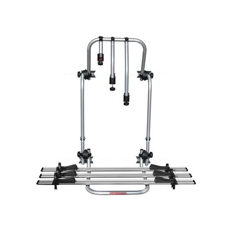 Porte-vélos 3 vélos – Charge maximale 45 kg – Aluminium soudé – Verrouillable – Pour camping-car – Longueur rail 1250 mm – Polaire