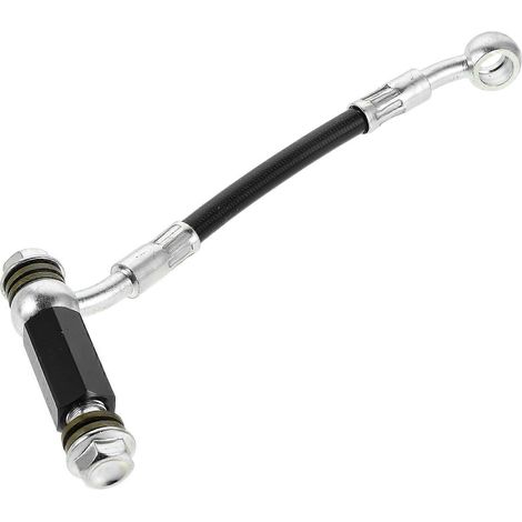 Rallonge de flexible de frein pour moto - Connecteur d'extension de flexible d'huile de frein hydraulique pour modifications - Pièces détachées universelles pour améliorations de moto - Installation f (1/4)