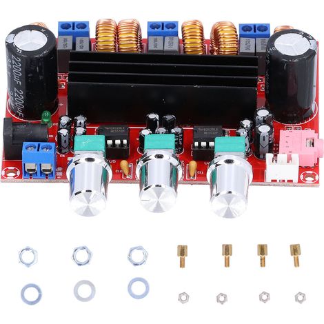 Amplificateur numérique 2.1 canaux XHM139, carte ampli subwoofer résistante à la chaleur pour génie électrique. (1/5)