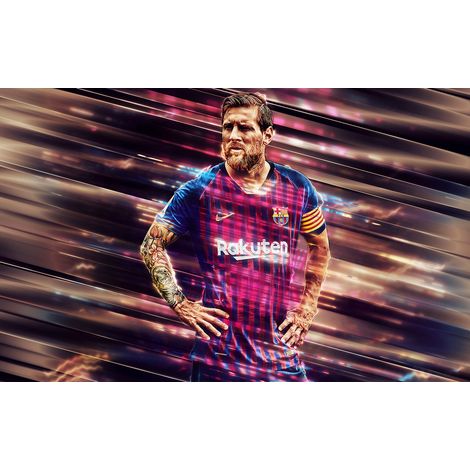 Papier peint panoramique Football - Joueur de Foot - 130 cm x 81 cm (1/2)