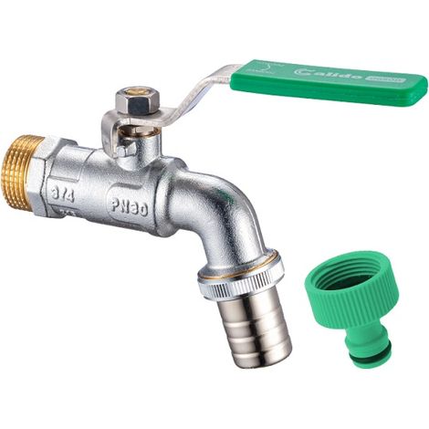 Vanne à bille Calido 3/4x3/4x20 + raccord rapide, PN30