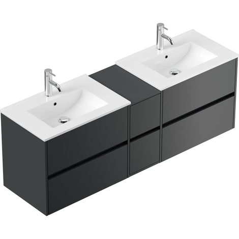 Badmöbelset Taifun 170cm grafit