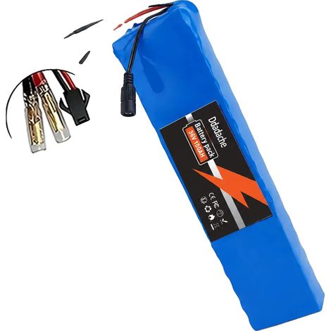 Pack de batterie lithium, 36V 100Ah, BMS intégré, 10S3P-Balle-SM (1/2)