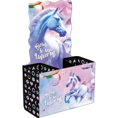 Boîte de rangement pour fournitures scolaires licorne 15 formes