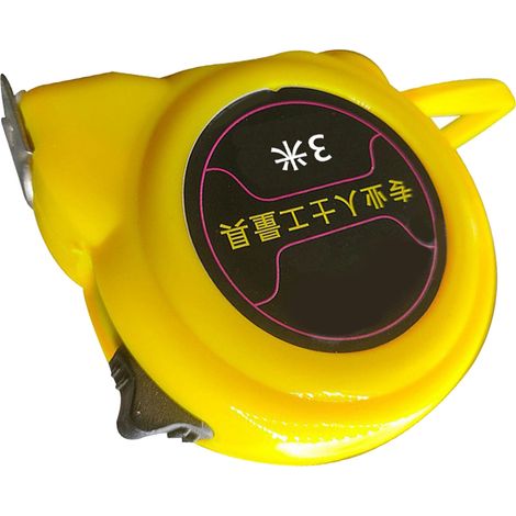 Mètre ruban résistant aux chutes, échelle précise, portable et sécurisé avec frein pour le travail du bois, 3 m x 19 mm (1/5)