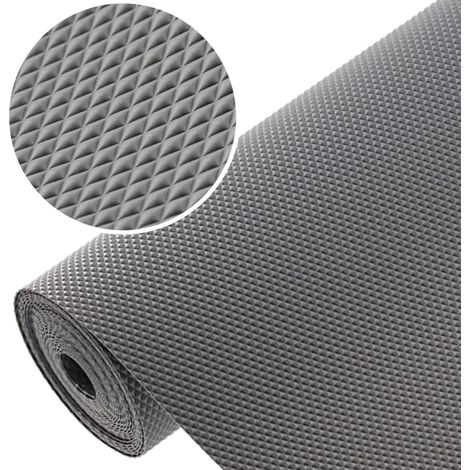 CCYKXA Rutschfeste Matte für Kühlschrankschubladen und -ablagen, Mattenrolle für Schränke, Küchenschubladenschutz – Anthrazit, 30 x 300 cm