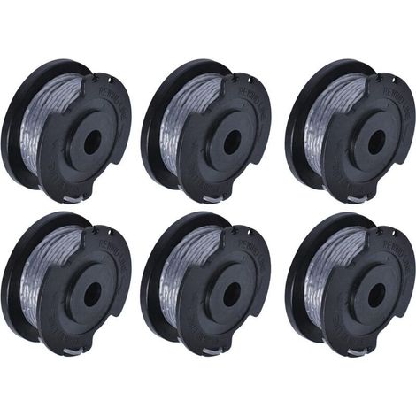 F016800569 Spool and line compatible with Bosch EasyGrassCut replacement, 6 pieces (1/4)