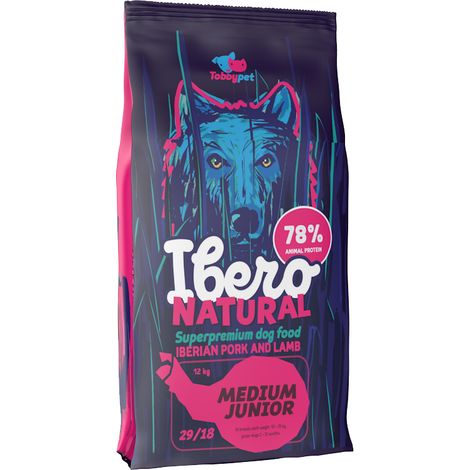 Ibero Natural Dog Medium Junior 12kg