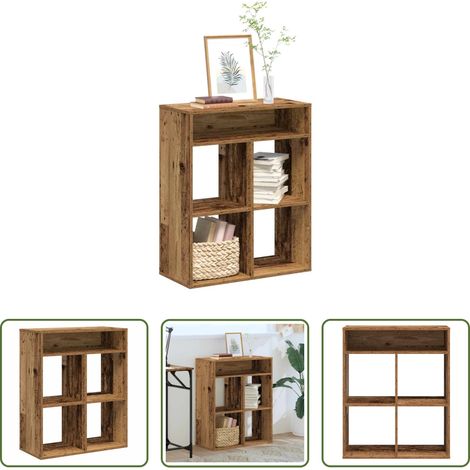 Bücherregal Altholz -  Bücherregal Altholz-Optik 66x31x80 cm Holzwerkstoff (1/5)