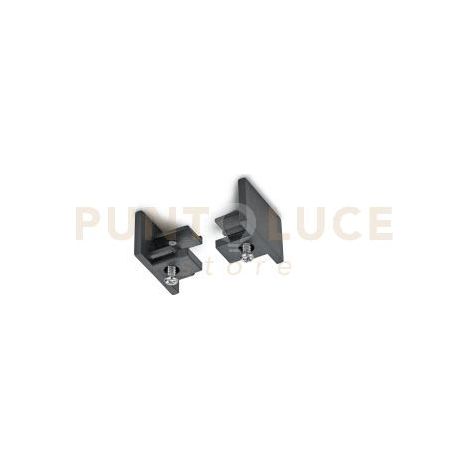 DUOLINE KIT 2 TAPPI FINALI NERO PER SISTEMA BINARIO
