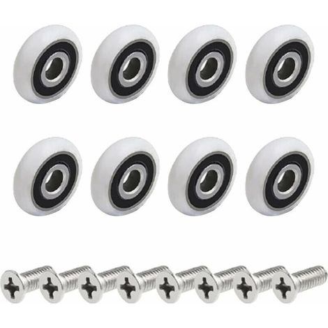 8 Duschkabinentürrollen (19 mm M5 Schraube) (1/5)