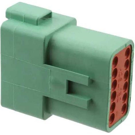 Connecteur Series DT Femelle 12 Voies vert