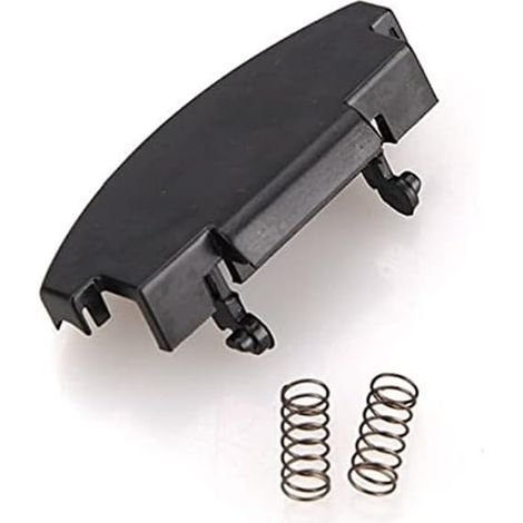3 Couleurs Accoudoir Réparation Couvercle Console Couvercle Loquet Central Clip Loquet Compatible avec Golf 4 Jetta Bora Mk4 GTI R32 Octavia Passat B5 Polo 6R - Le Noir (1/5)