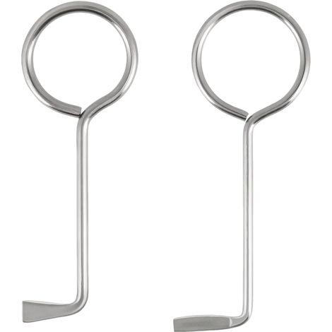Clef Porte Chambre 2 Pièces Clé Passe Partout Métal Durable Pour Ouverture Facile Serrures Intérieures Compatible Serrures À Gorge Usage Domestique Hôtel Bureau Urgence Sécurité (1/5)