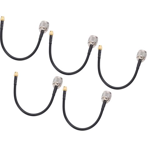 câbles coaxiaux RF avec connecteur audio N-J vers SMA-J et 2 rallonges blindées TFL-RG58-21