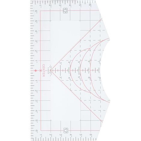 Guide de centrage GLOGLOW pour t-shirts, outil d'alignement en (1/4)