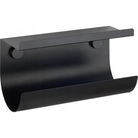 Wenko Toallero industrial negro metal 30x15x12 cm