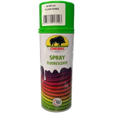 CINGHIALE - SMALTO SPRAY SPECIALE VERDEFLUO 400ML
