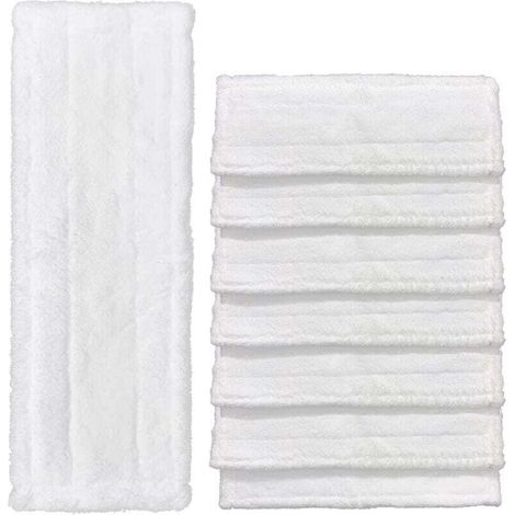 Lot de 8 Bonnette Nettoyeur Vapeur Pour Karcher Easy Fix SC2, SC3, SC4 Bonnettes Lingettes de Rechange Chiffons en Microfibre Lingettes Remplacement pour le Nettoyeur à Vapeur Serpillere Balai Vapeur (1/4)