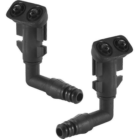 Lot de 2 gicleurs de lave-phares pour Opel Signum Vectra C 9186049 9186050 (1/5)
