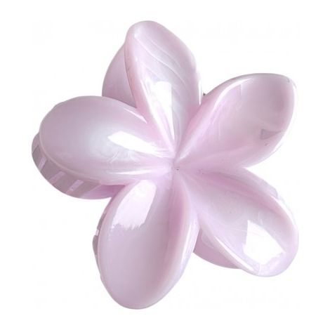 Pinza para el cabello XL con forma de flor, color mármol morado, 7,5 x 8 cm SP399 (1/4)