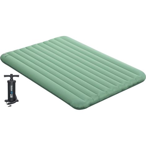 Bestway Matelas gonflable de trekking 2 places 203 x 142 x 15 cm avec gonfleur (1/5)