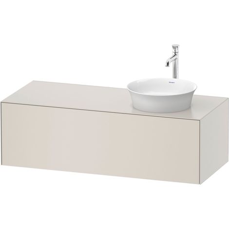 Duravit White Tulip, meuble sous-lavabo mural, largeur 1300 x