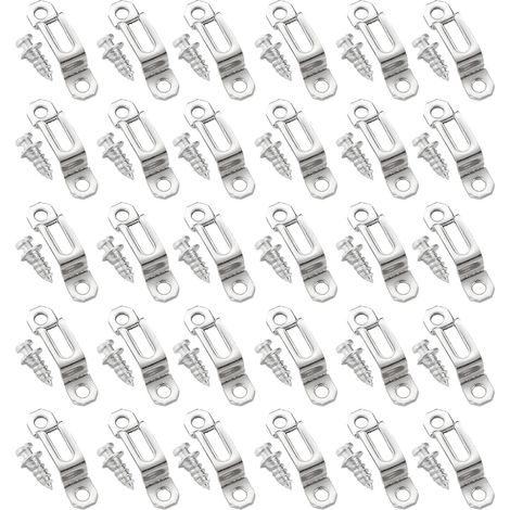 30 vis de fixation invisibles en acier inoxydable pour l'assemblage et (1/5)