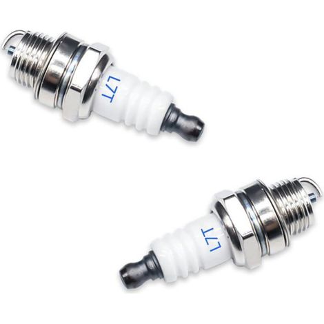 Bougie d’allumage L7T longue durée pour tronçonneuse, débroussailleuse et tondeuse 2 temps, modèles 2500 à 5800 (1/5)