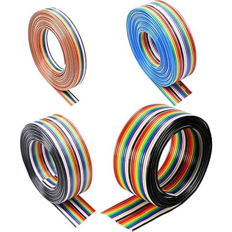plat en ruban IDC Câble 10/14/16/20, pas de 1,27 mm Câble en 12 m, 10/14/16/20 plat en ruban IDC pour connecteurs 2,54 mm (1/5)