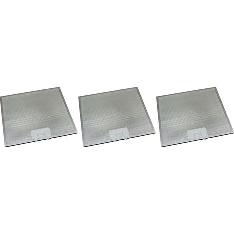 3 x Universal Cooker Hood Metal Grease Filter 305mm x 264mm (1/2)