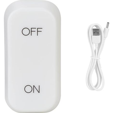 Lampe De Nuit A Induction Led - Capteur De Gravite On Off - Pour Chambre Et Couloir - 12 Led - Batterie 450 Mah - 1 Piece (1/5)