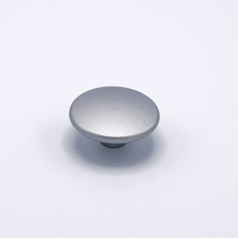 Pomolino Bimbi per camerette Profondità 24 mm Ø 52 Effetto Alluminio