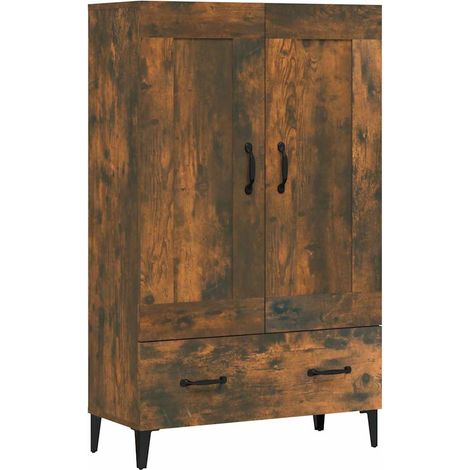 Maison Exclusive - Credenza Rovere Fumo 70x31x115 cm in Legno Multistrato (1/5)