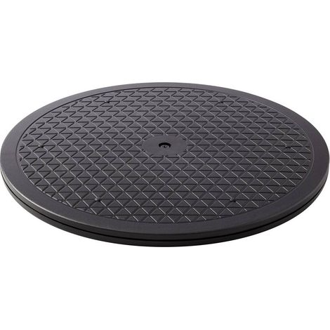 Base girevole per monitor TOOLCRAFT Range Altezza: 2 cm (max) Nero Ø 25 cm
