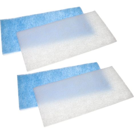 vhbw 4x Filter kompatibel mit WilTec 420 Absauganlage - Ersatzfilter Weiß Hellblau (1/4)