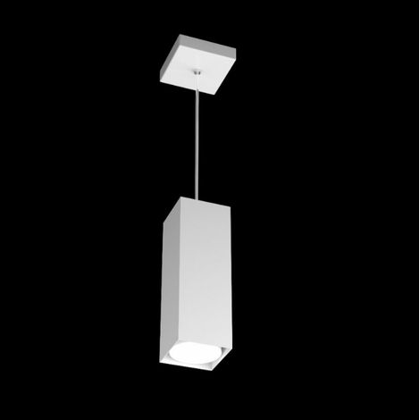 Lampadario moderno top light plate 1129 s25 gx53 led metallo sospensione, finitura metallo bianco