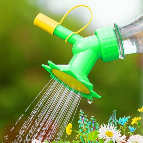 Arrosoir Pulvérisateur 2-en-1 - Embout Adaptateur pour Bouteille - Mode Pluie ou Arrosage Ciblé - Pour Plantes Intérieures et Extérieures - 1 Pièce (1/5)