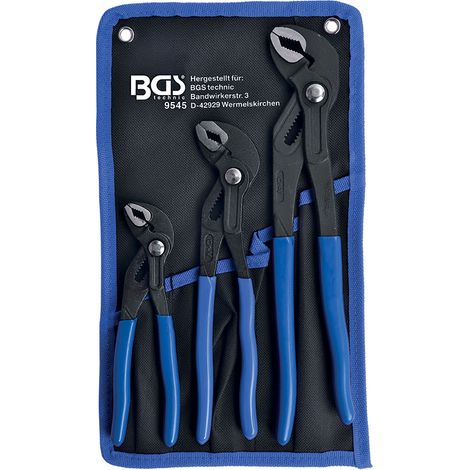 Jeu 3 pinces multiprise avec blocage bgs technic