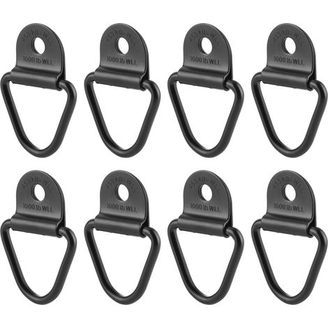 8 anneaux d'ancrage triangulaires universels pour remorques, adaptés aux camions, camping-cars, remorques et SUV. (1/5)