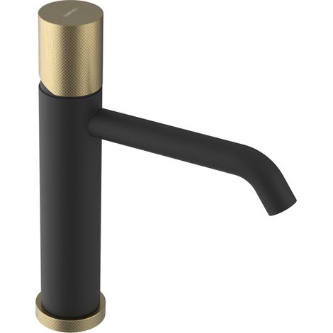 ULTRATAP Mitigeur de lavabo, noir mat/or mat (1/2)