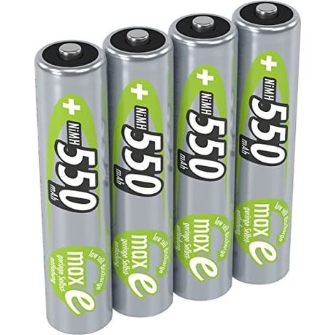 Ansmann Blister 4 X Accu, AAA, 550 mAh AAA / HR03 Níquel-metal hidruro (NiMH) (1/5)
