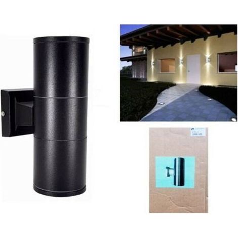 Trade Shop - ANWENDUNG LED BY EXTERNAL FARETTO DOPPIA ILLUMININO PARETE NERA -