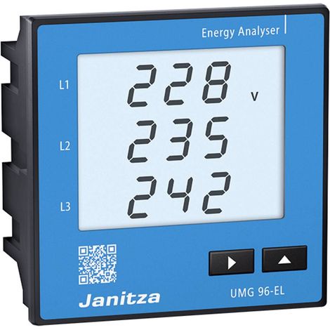 Janitza UMG 96-EL, 90-277V (UL) Analyseur d'énergie (1/3)