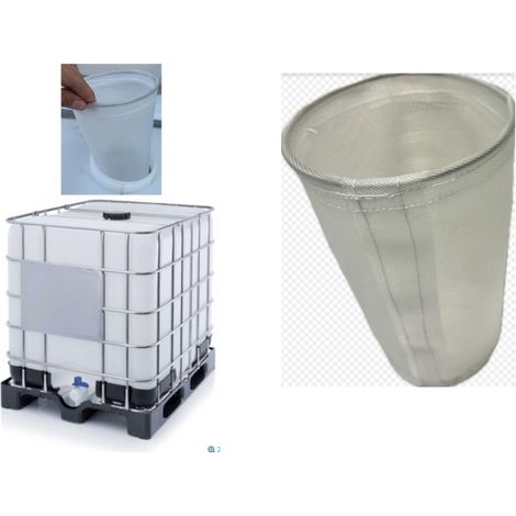 Filtre récupérateur d'eau de pluie pour cuve IBC – Ø150mm – Anneau de maintien intégré – Retient les impuretés efficacement – Easyfilter